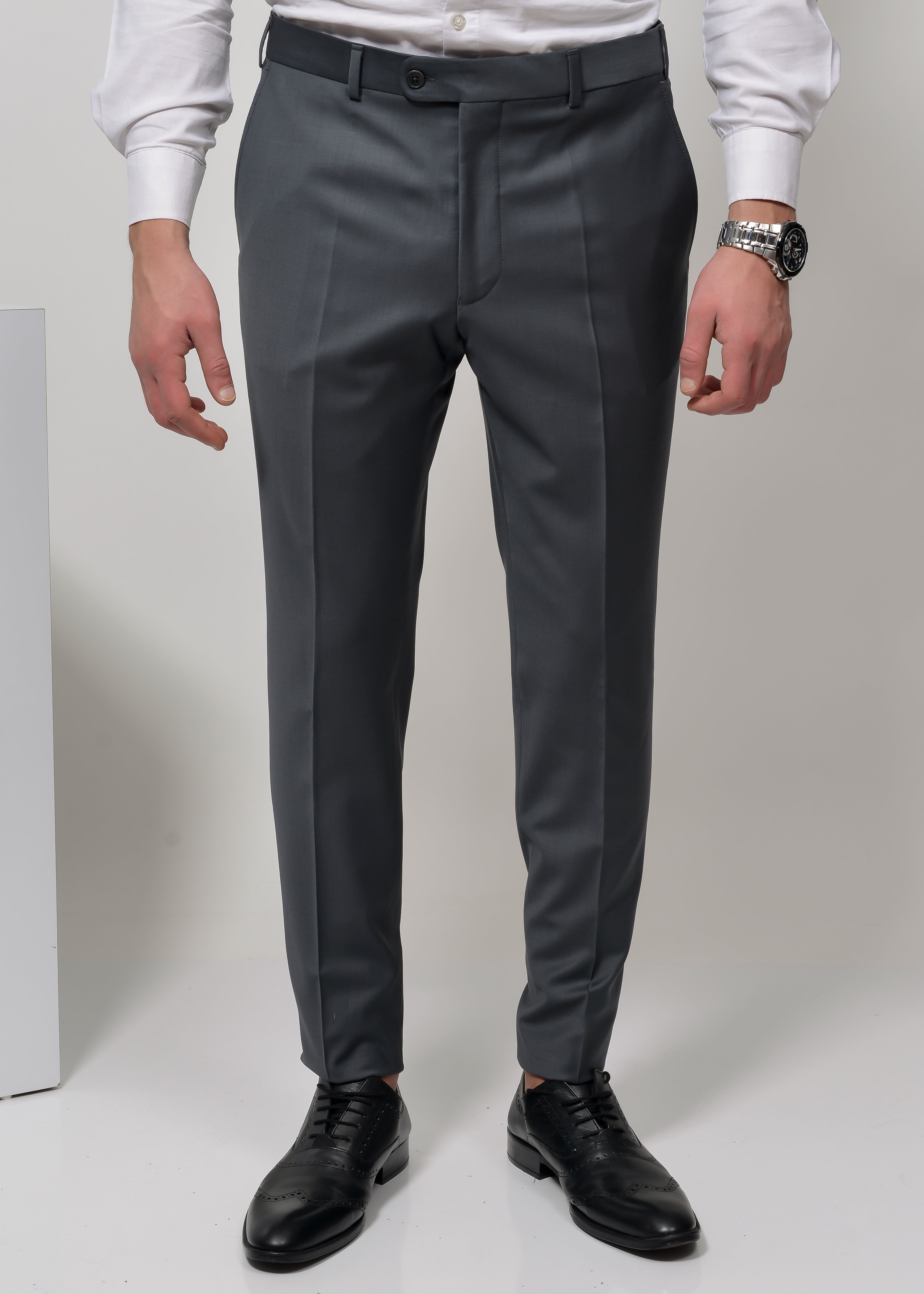 Pantalon Classique Gris