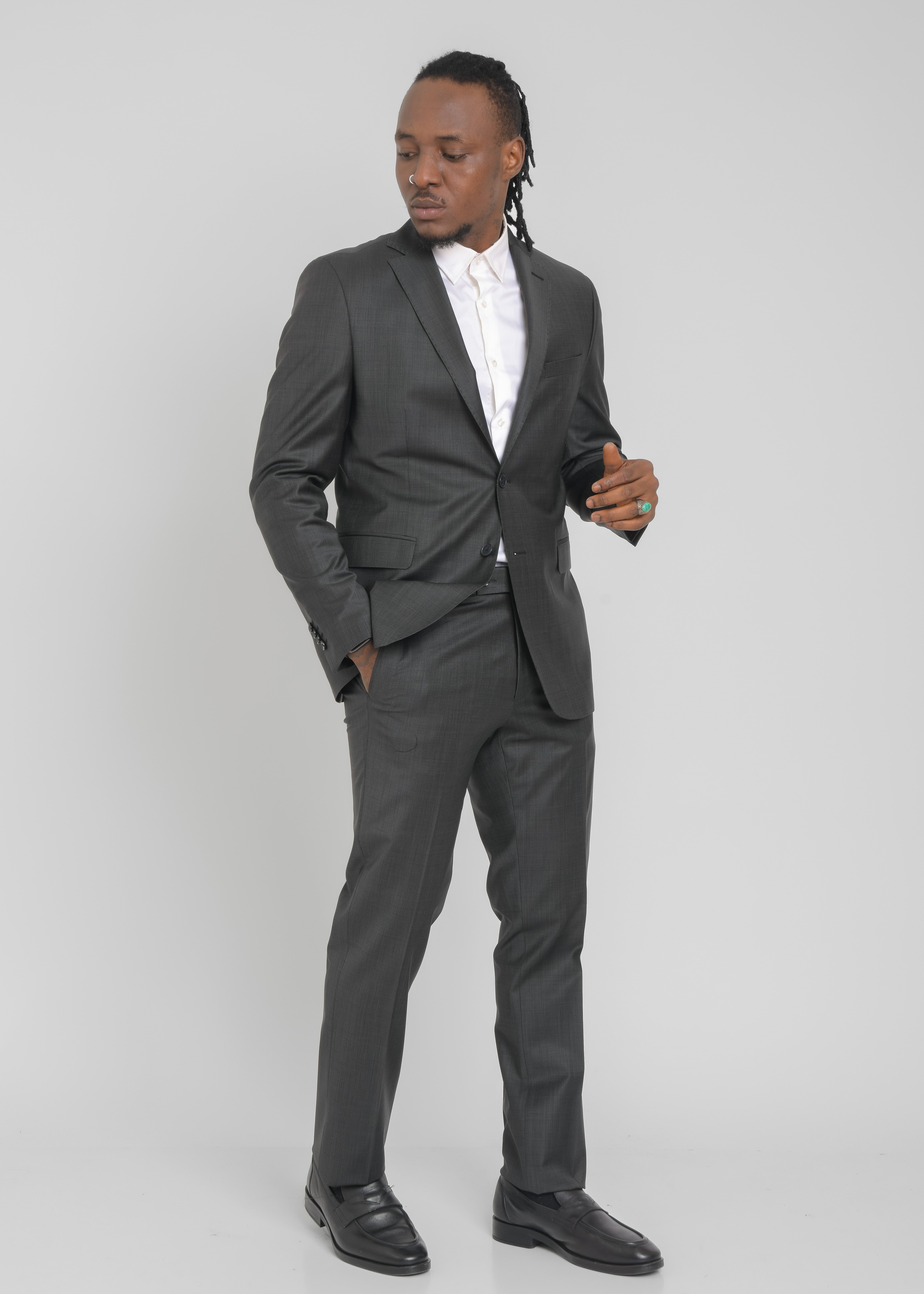Costume Classique Gris