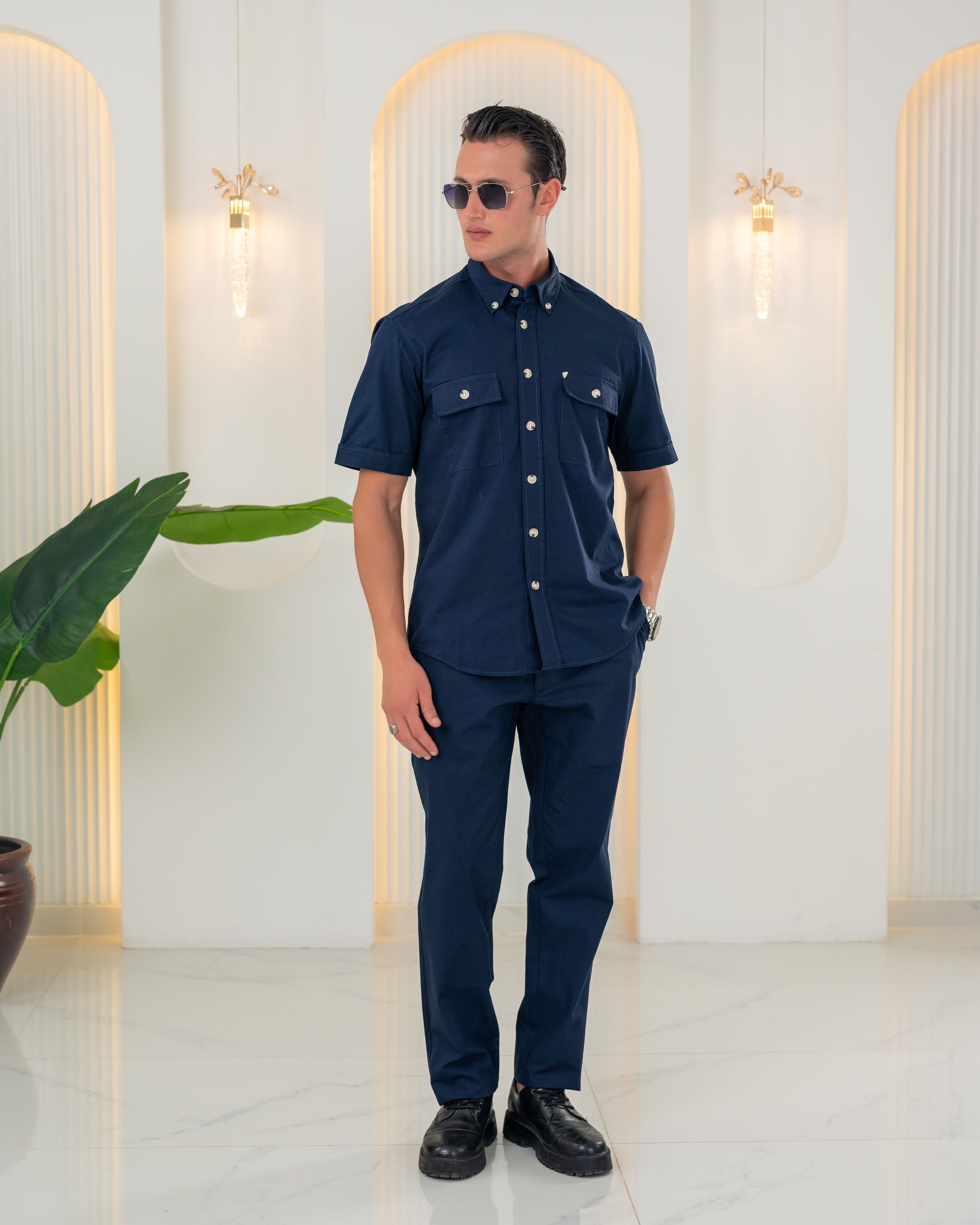 Ensemble Coton Navy