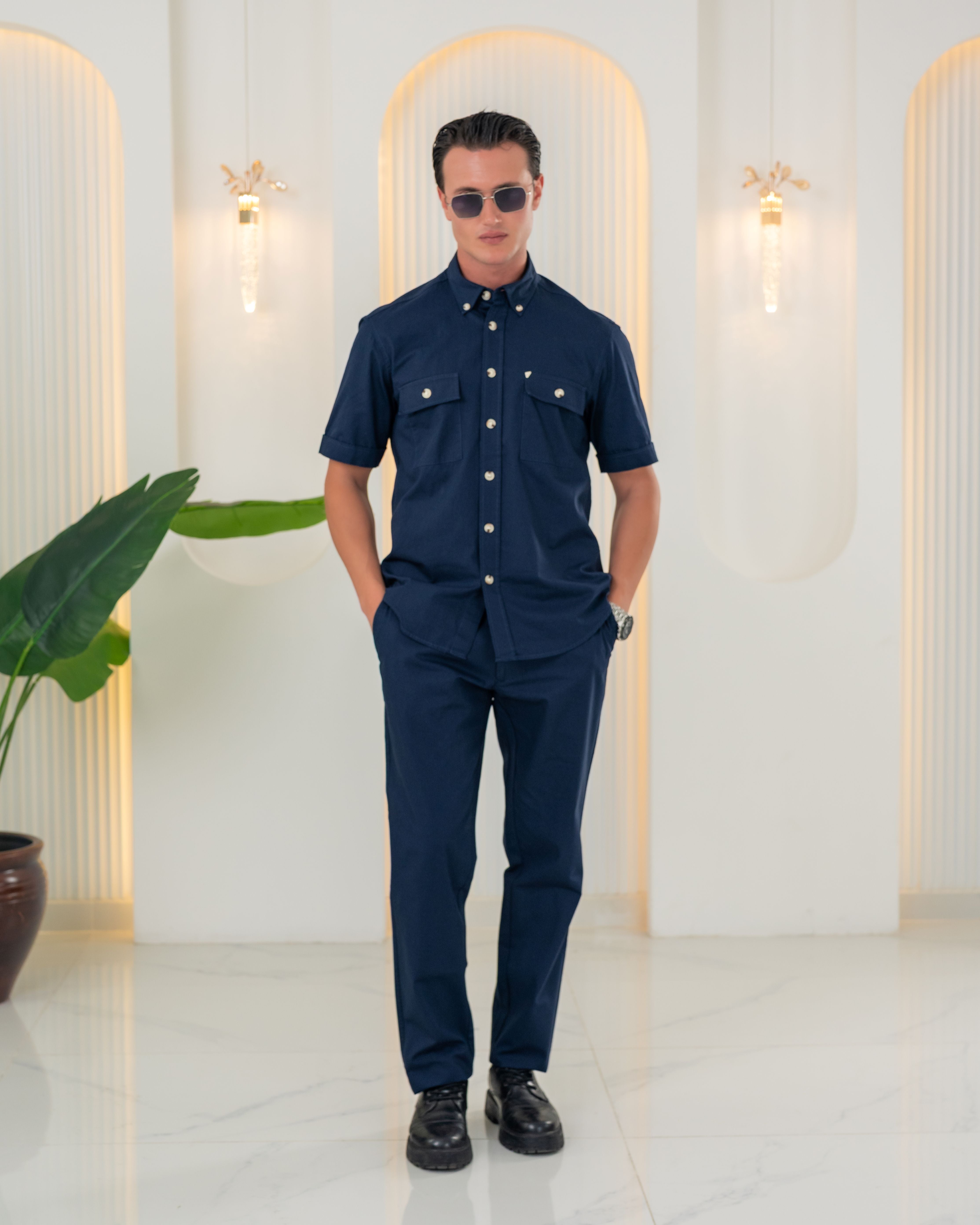 Ensemble Coton Navy