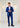 Costume Classique Bleu Electric