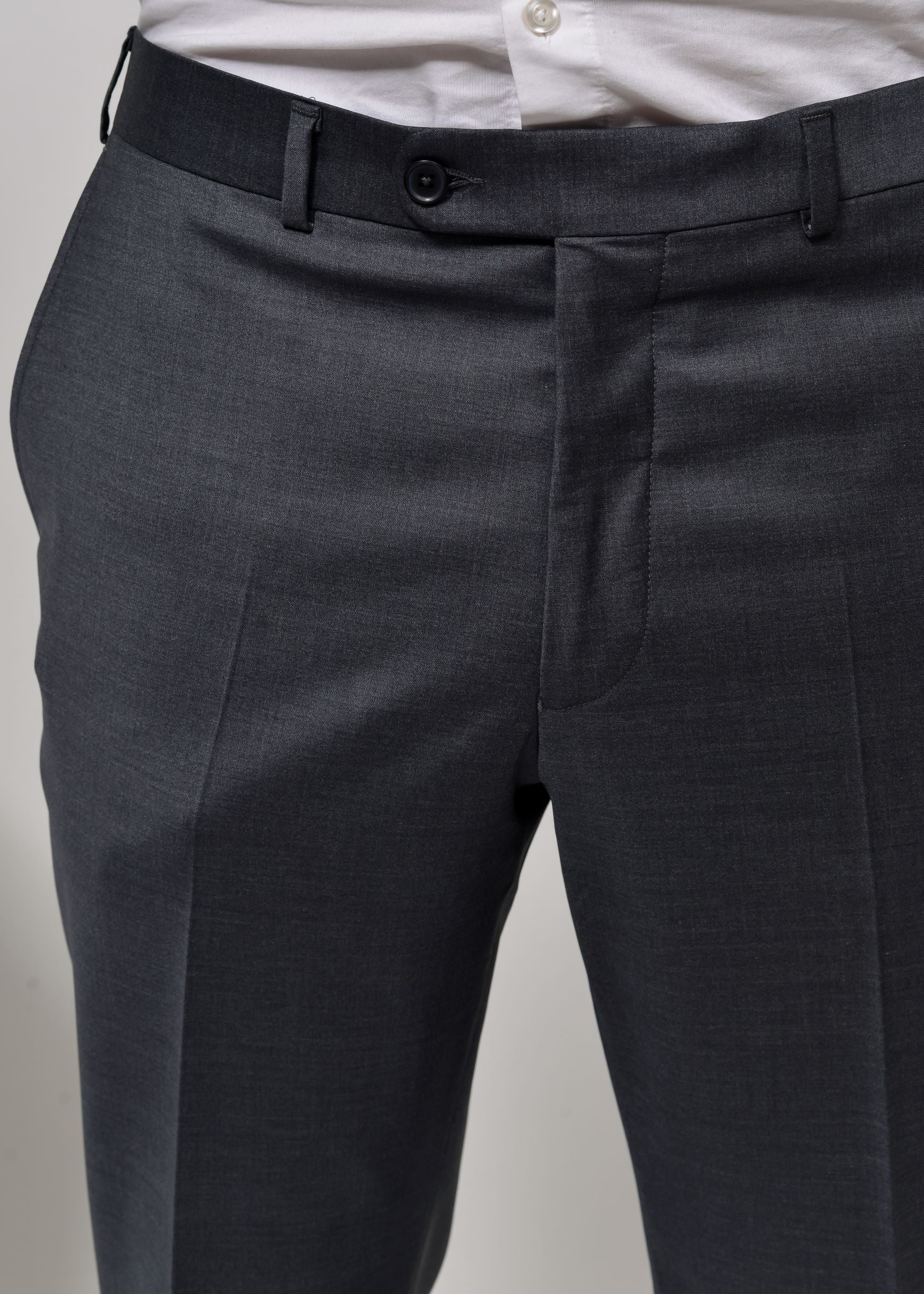 Pantalon Classique Gris Anthracite