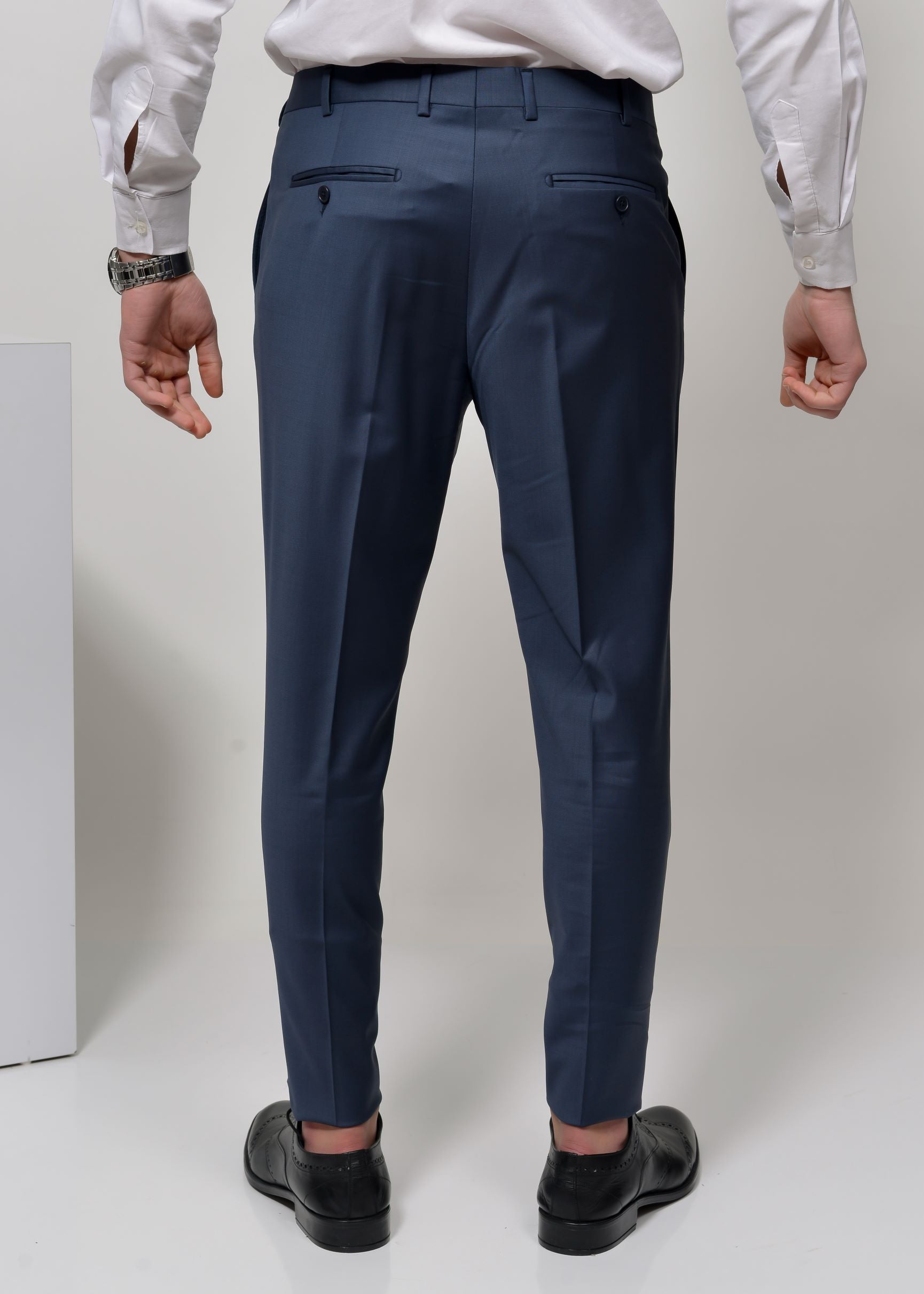 Pantalon Classique Bleu Pétrole