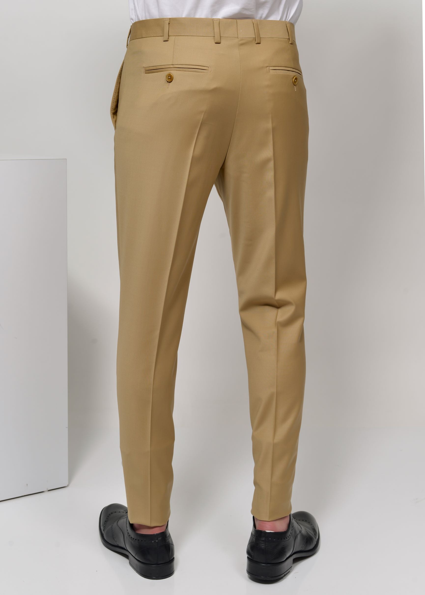 Pantalon Classique Moutarde