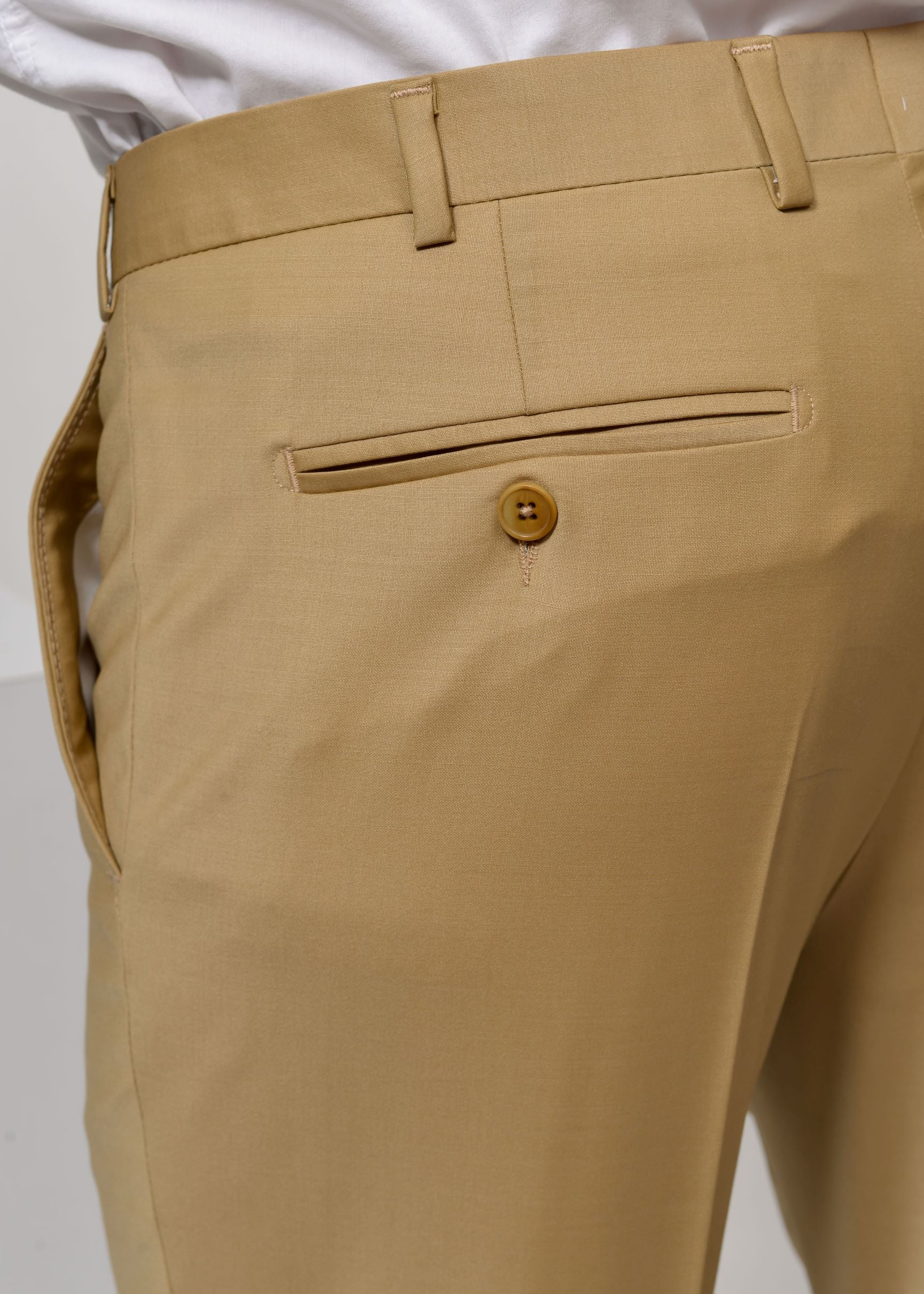 Pantalon Classique Moutarde
