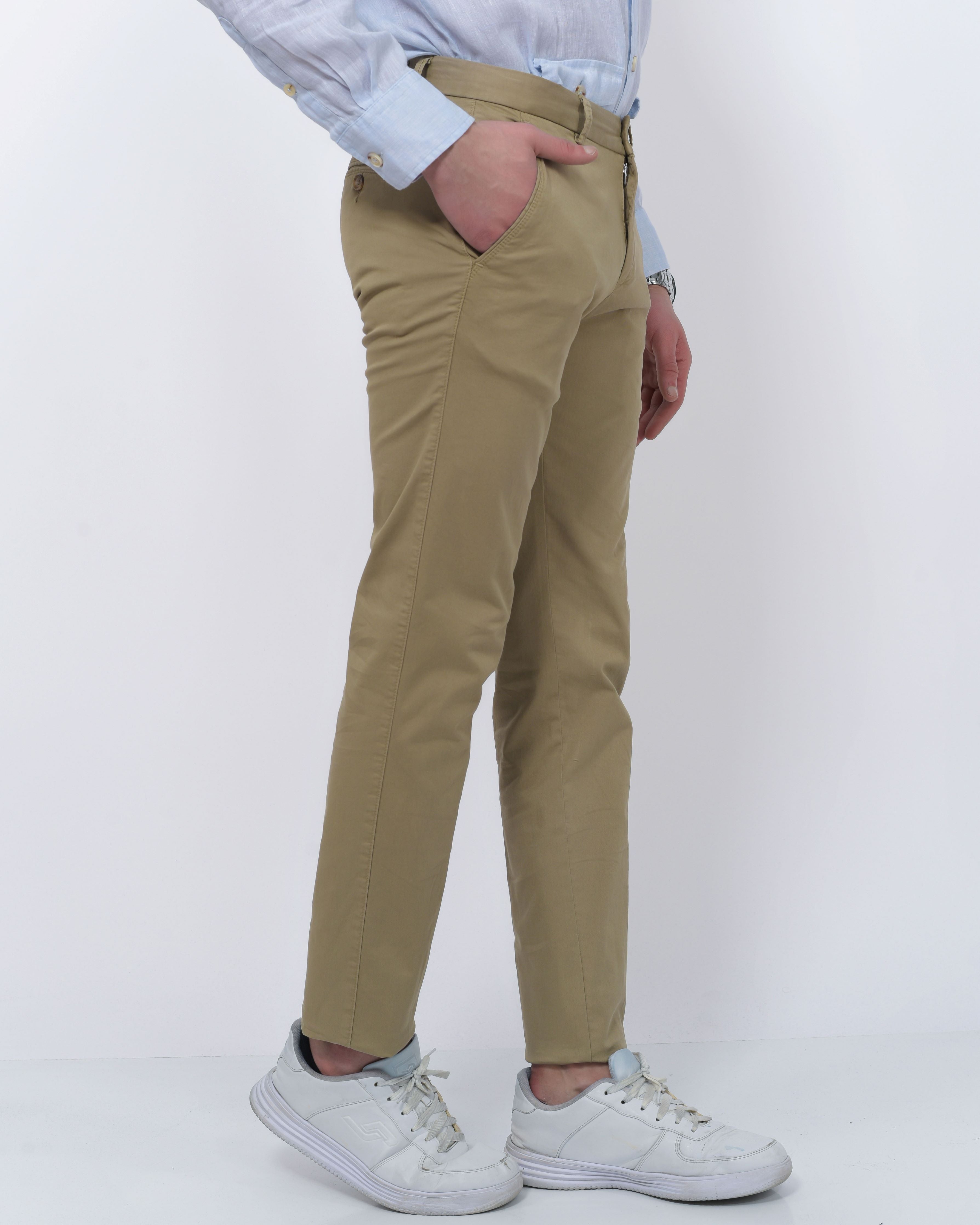 pantalon chino beige taupe