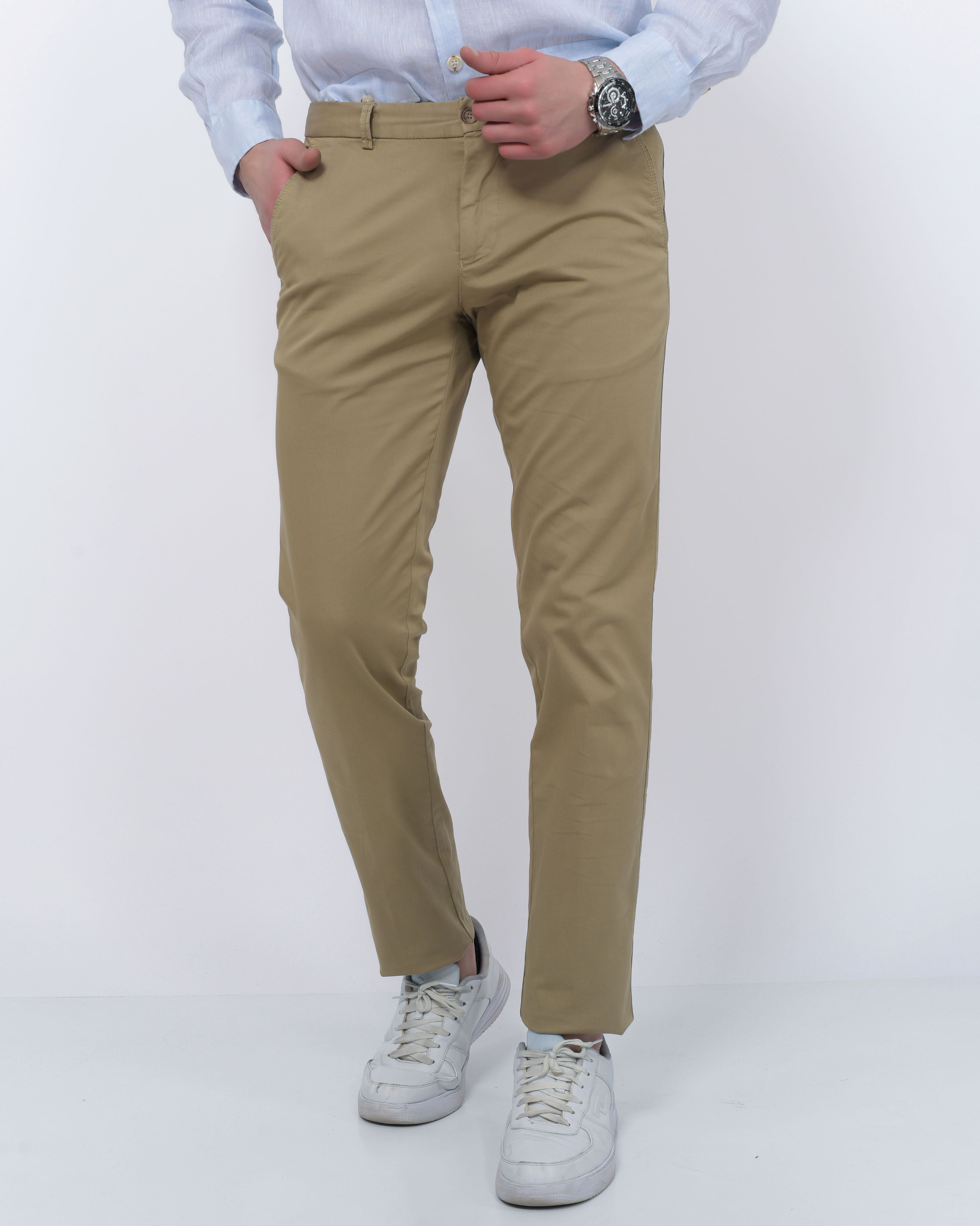 pantalon chino beige taupe