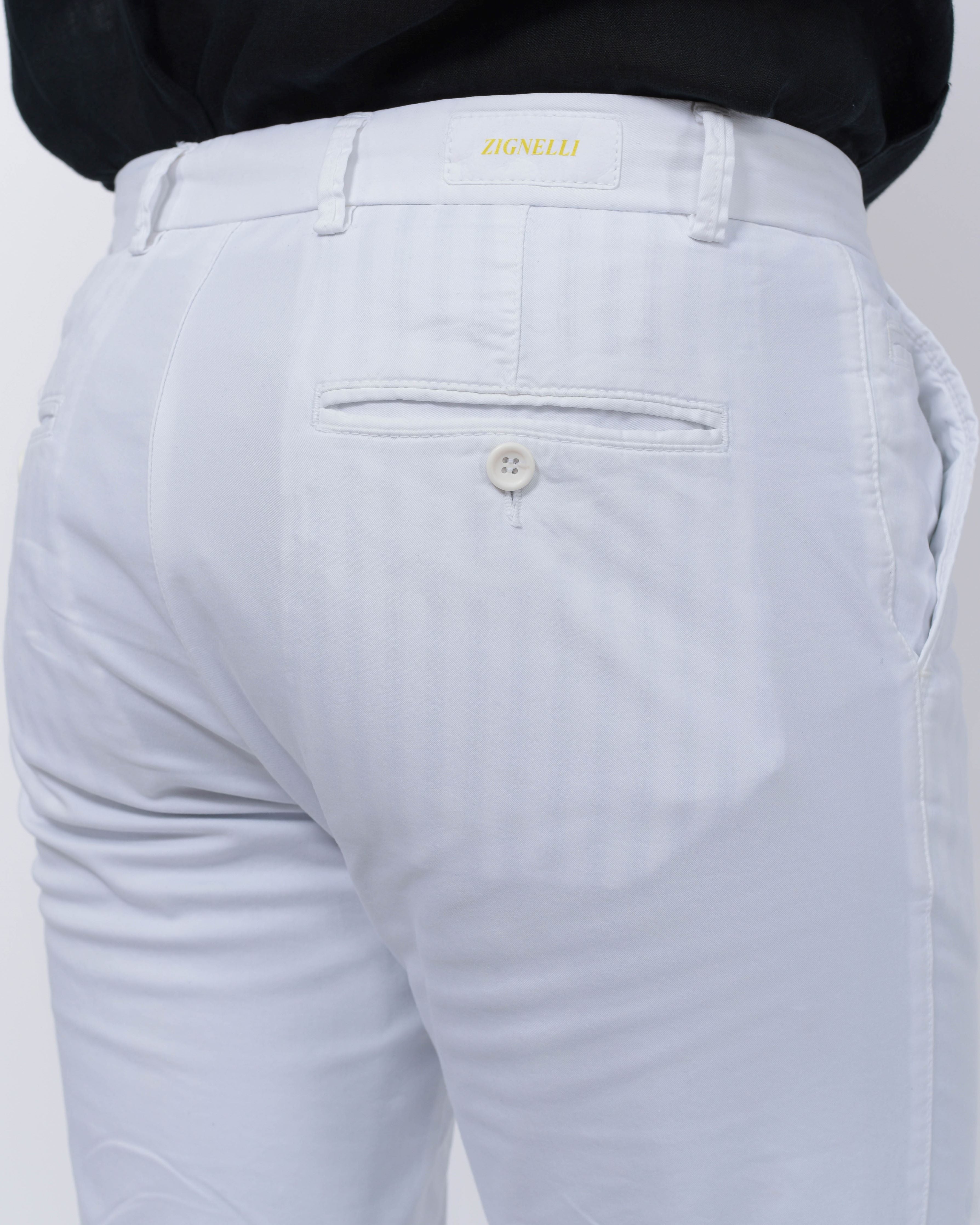 pantalon chino blanc