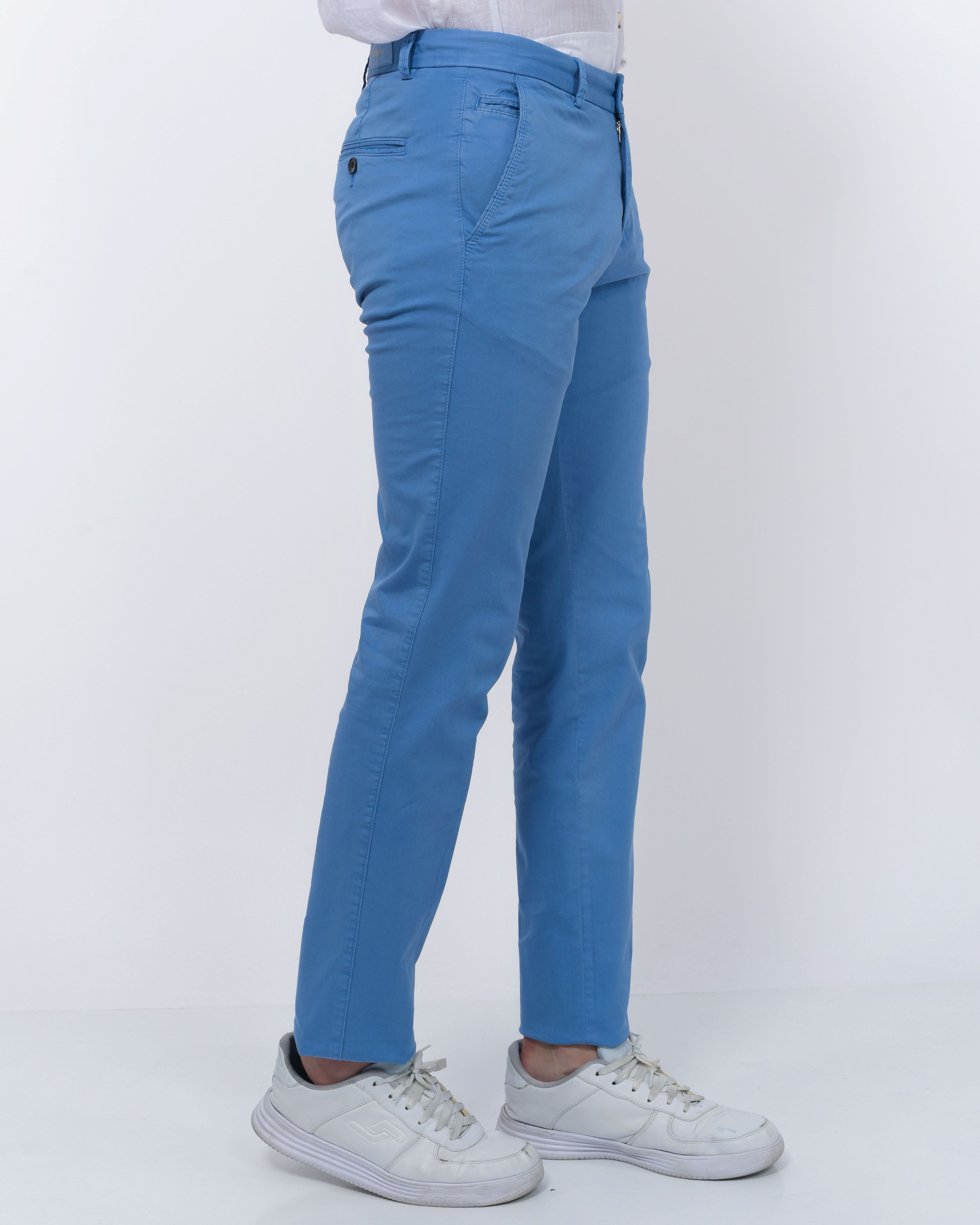 pantalon chino blue