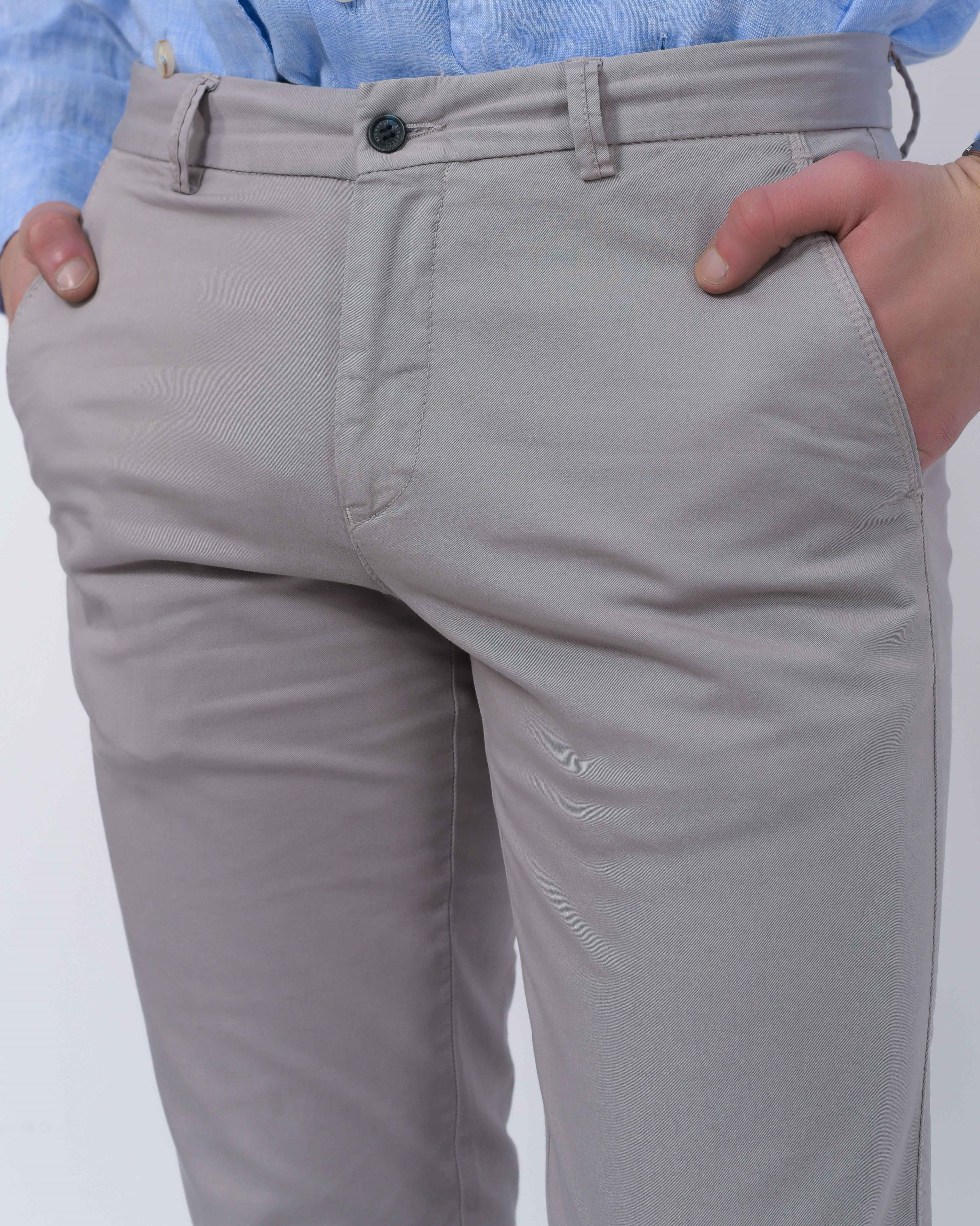 Pantalon Chino Gris