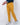 Pantalon chino jaune melon