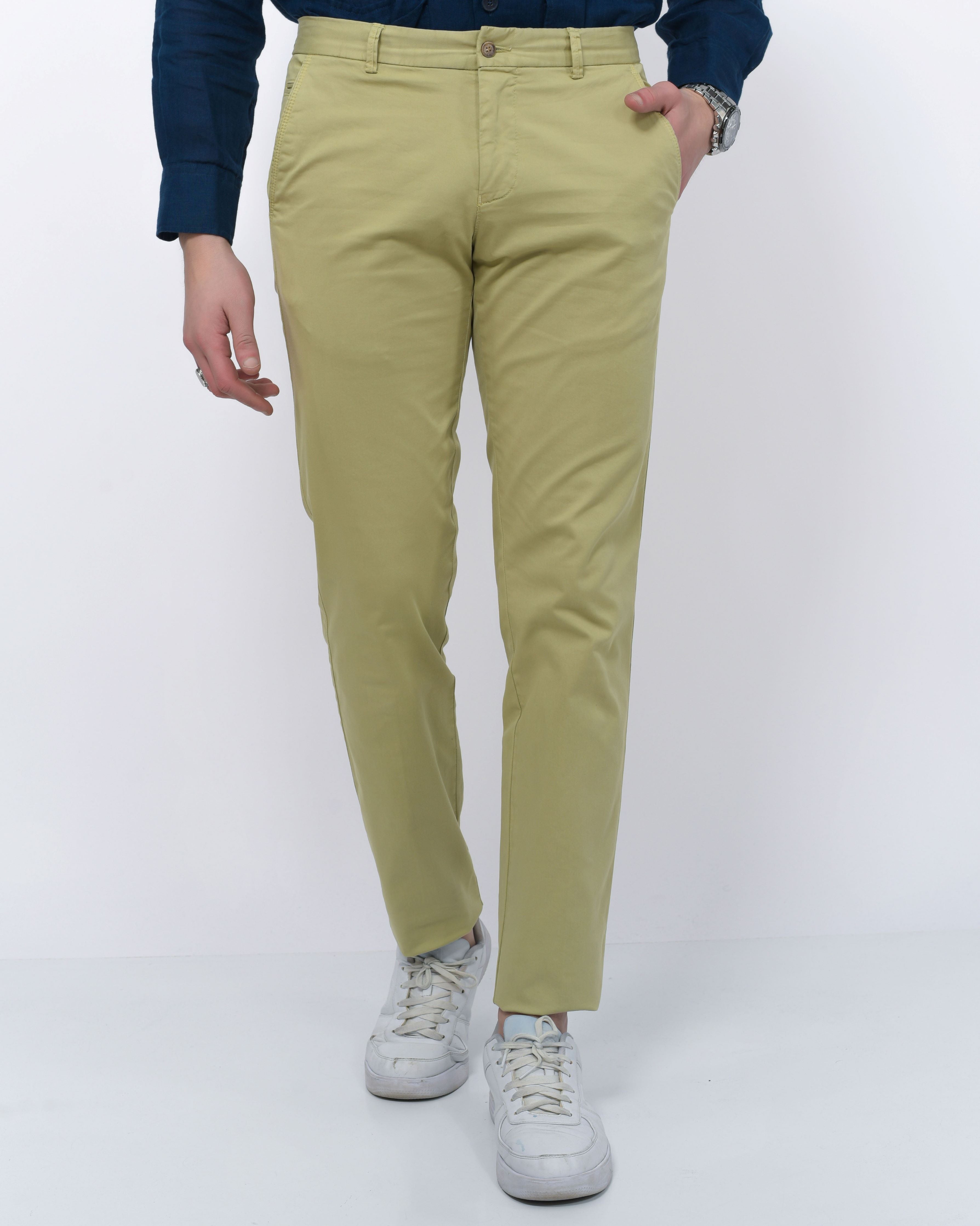 pantalon vert kaki